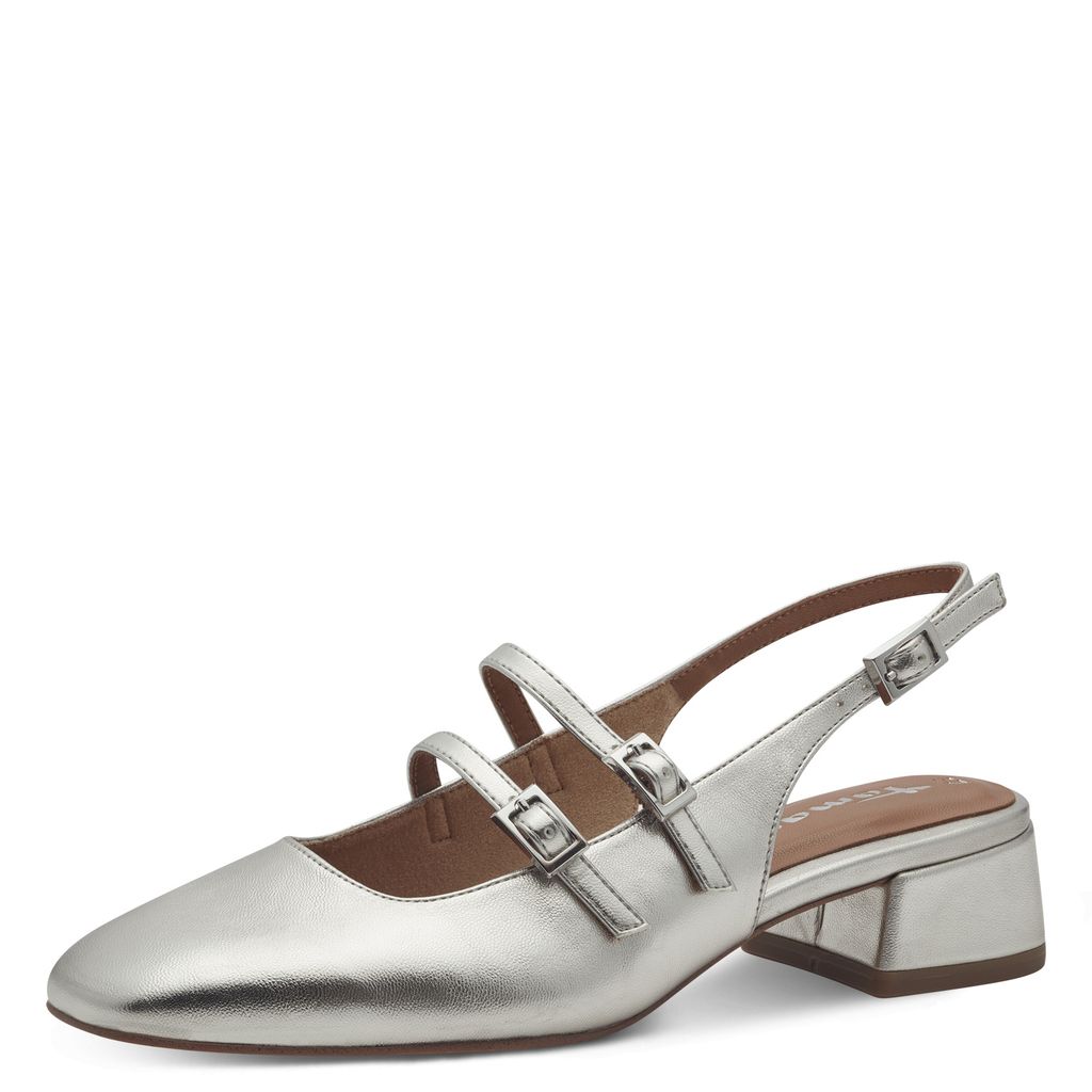 Scarpa Tacco Basso Oro 29510