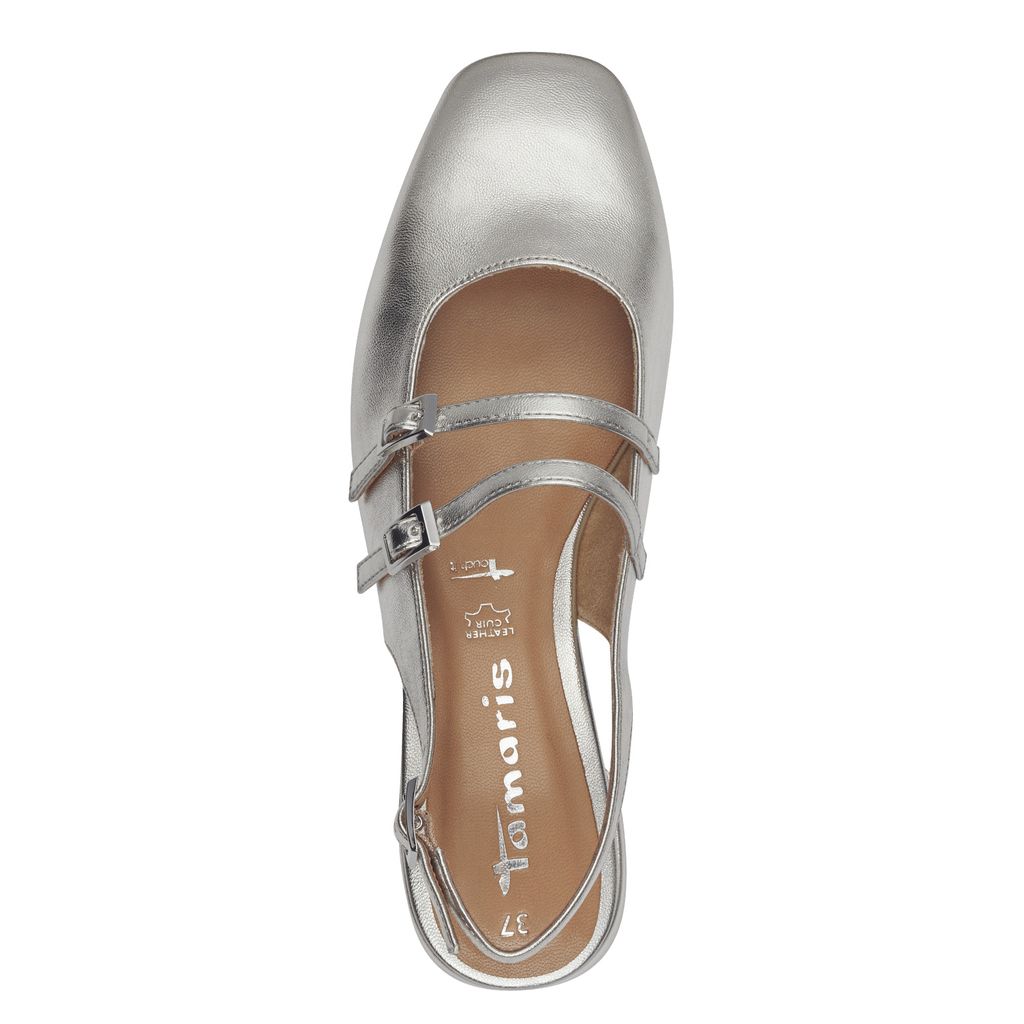 Scarpa Tacco Basso Oro 29510 - immagine 5