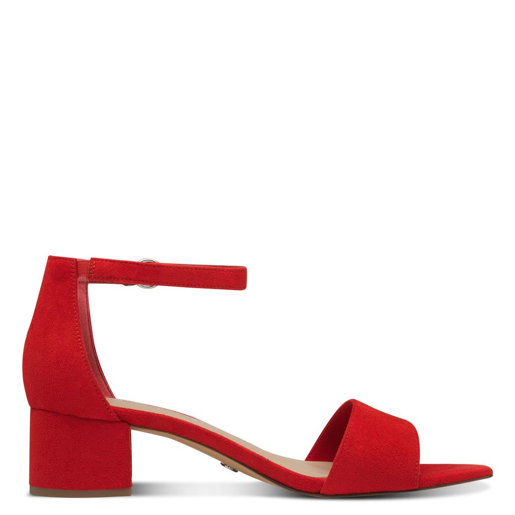 Sandalo Tacco Medio Rosso 28201 - immagine 3