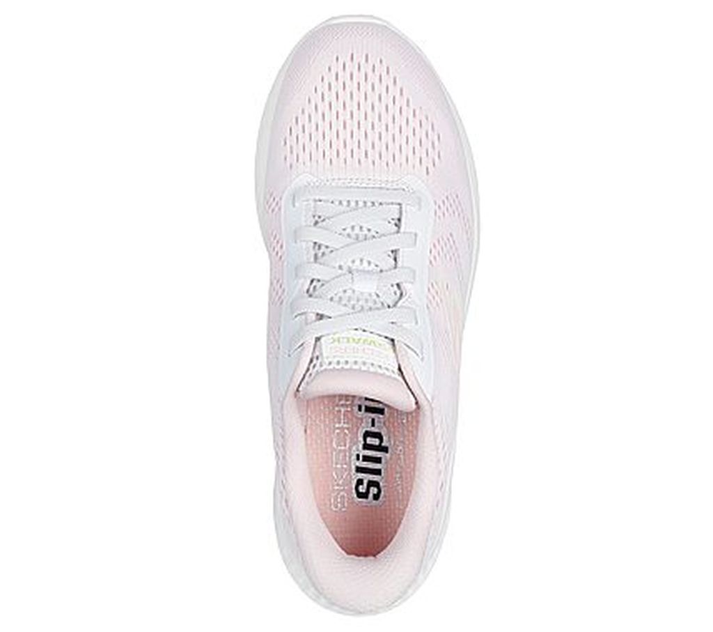 Skechers Sneaker Donna bianca rosa 125643WPK - immagine 2