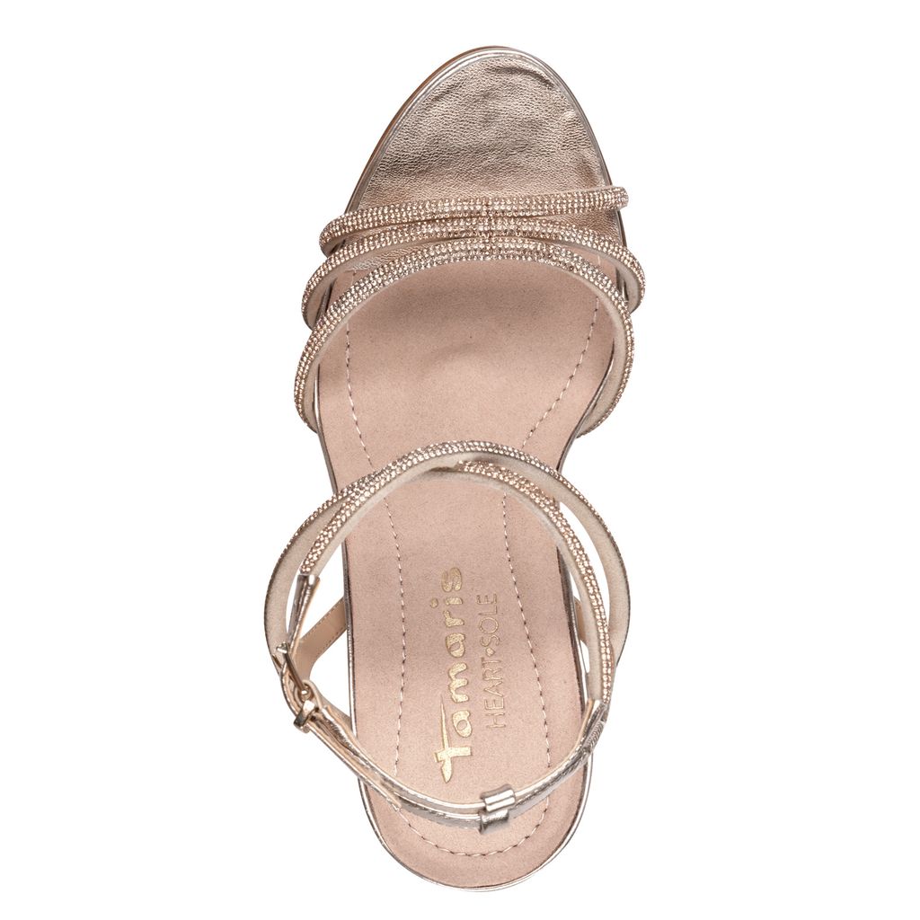 Sandalo Tacco Alto Rosa 28363 - immagine 2