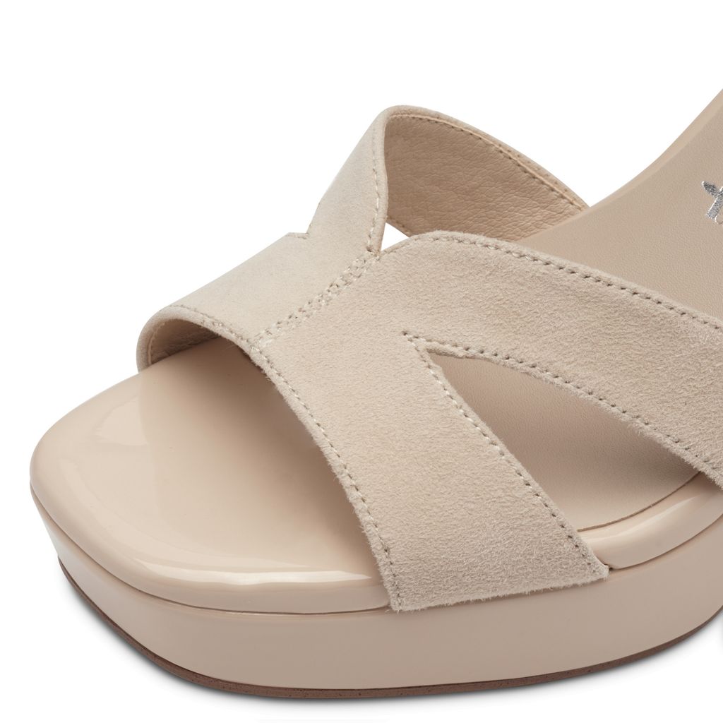 Sandalo Tacco Alto Beige 28309 - immagine 2
