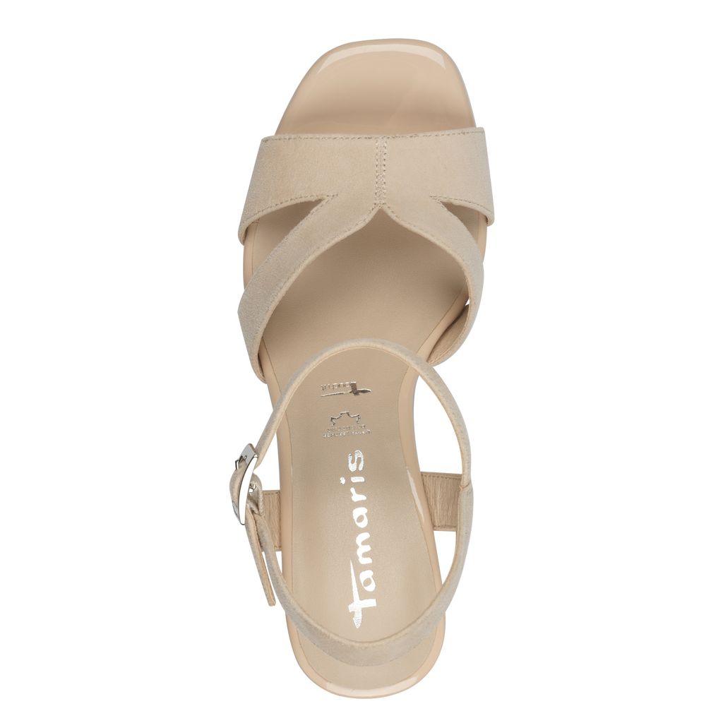 Sandalo Tacco Alto Beige 28309 - immagine 4