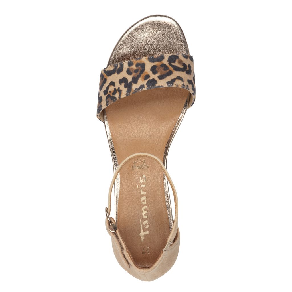 Sandalo Tacco Medio Leopardato 28291 - immagine 2