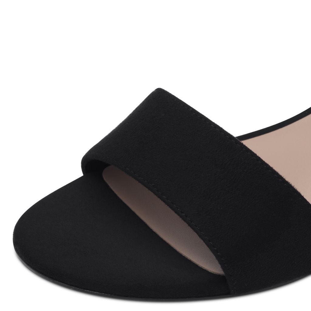 Sandalo Tacco Medio Nero 28201 - immagine 3