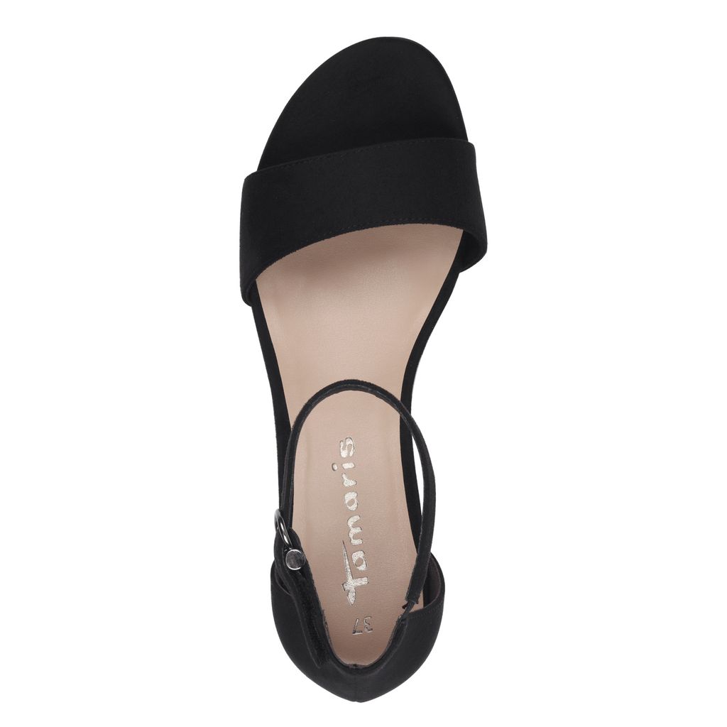 Sandalo Tacco Medio Nero 28201 - immagine 2
