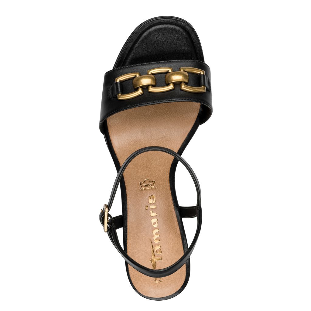Sandalo Tacco Alto Nero 28353 - immagine 2