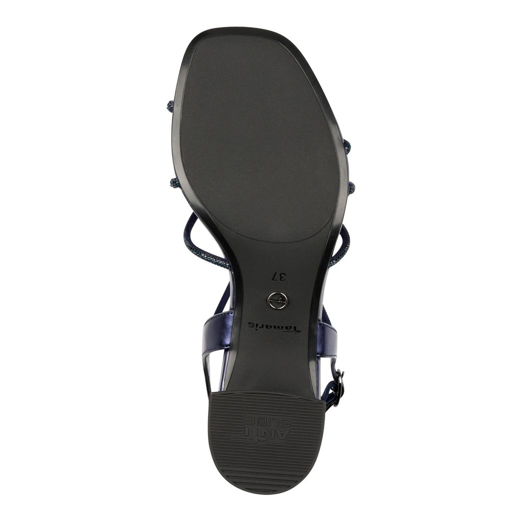 Sandalo Nero Elegante Tacco Medio 28236 - immagine 5