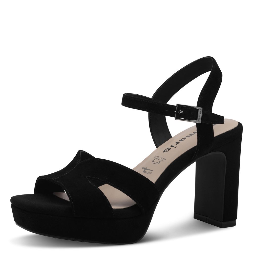 Sandalo Tacco Alto Nero 28309