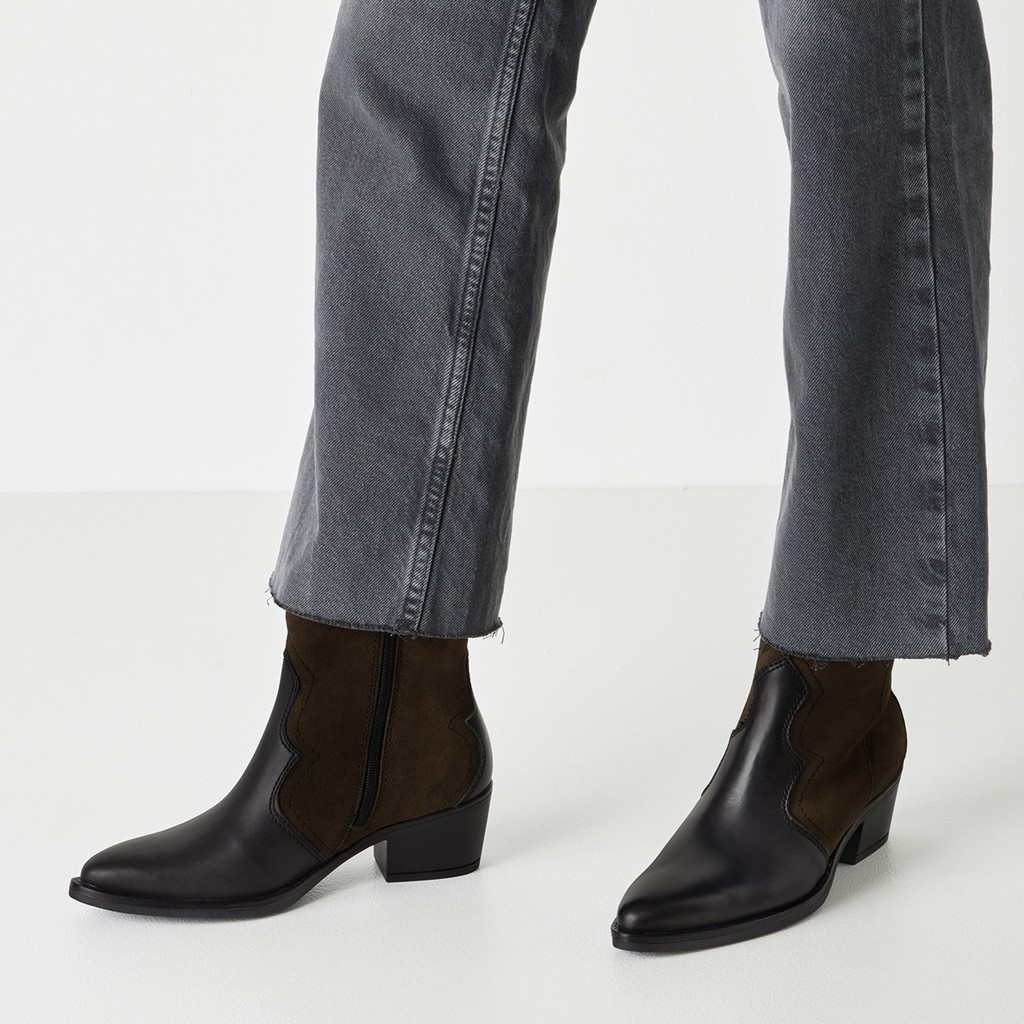 Stivaletto 25702 Nero Verde - immagine 5
