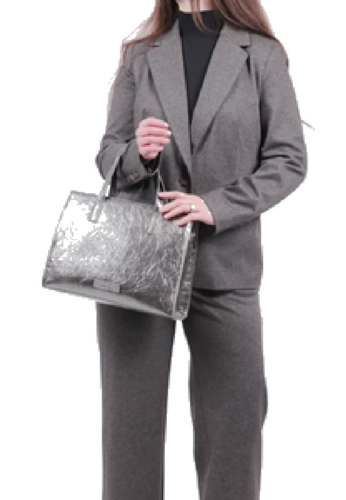 BORSA 34013 ARGENTO SCURO - immagine 3