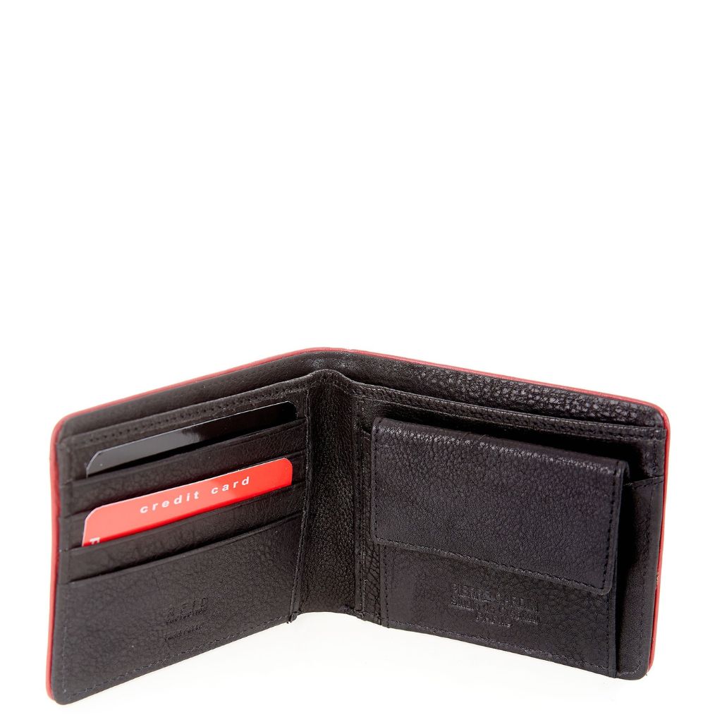 PortaFoglio Nero Rosso 8824 YS17 Pierre Cardin - immagine 2