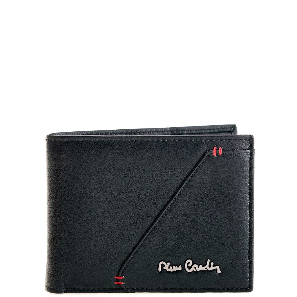 PortaFoglio Nero Rosso 8806 TILAK143 Pierre Cardin
