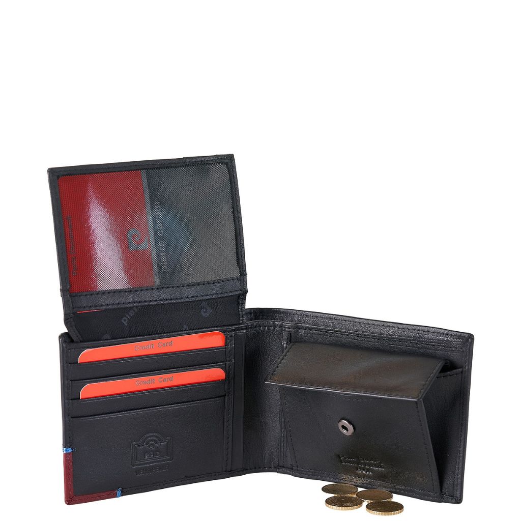 PortaFoglio Nero Rosso 8806 TILAK143 Pierre Cardin - immagine 3