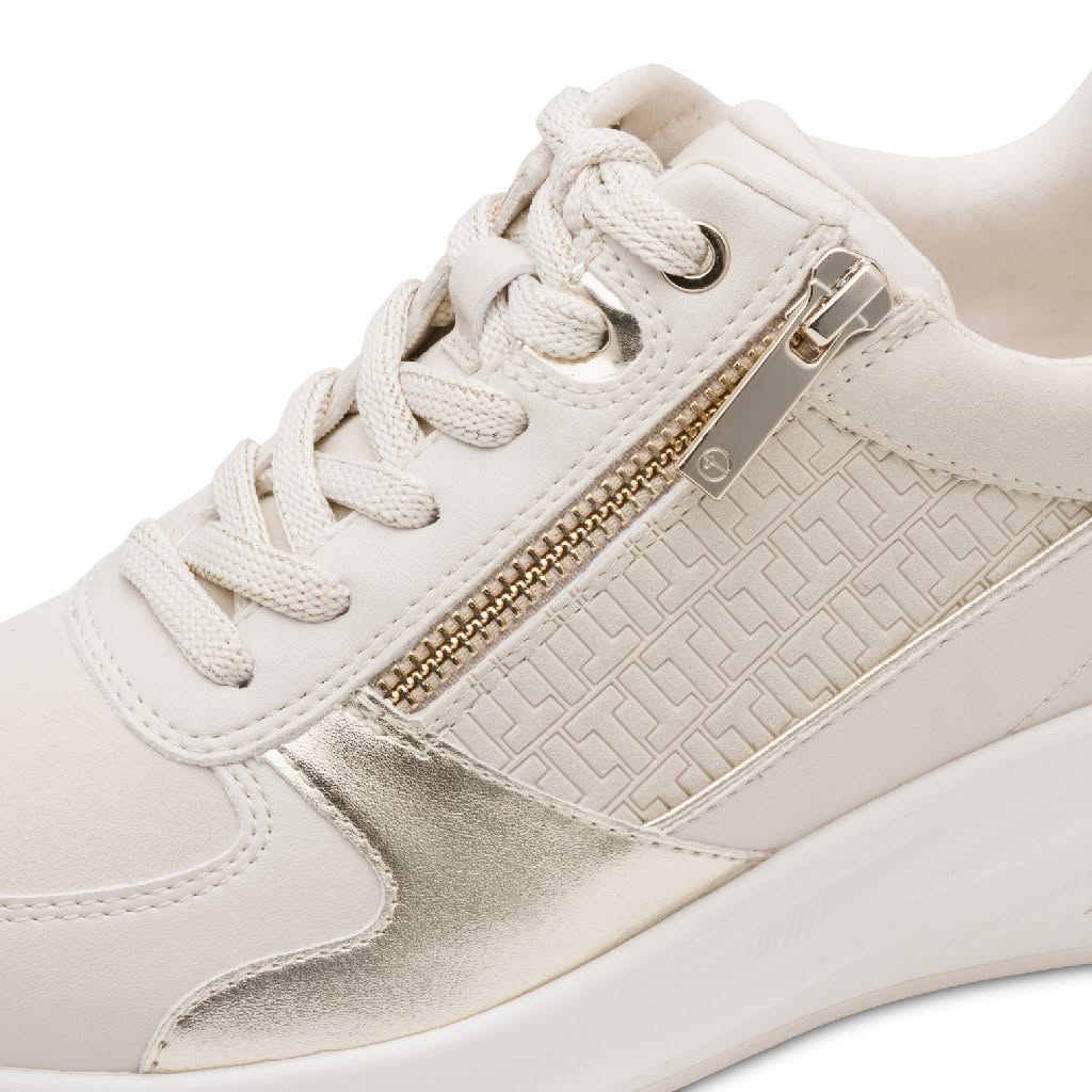 Sneaker 23754 Avorio/Oro - immagine 3