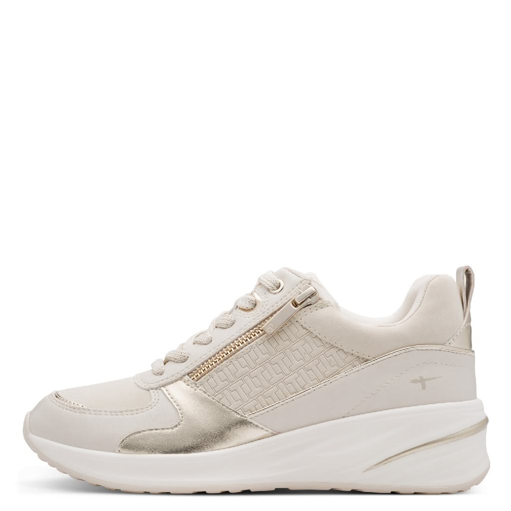 Sneaker 23754 Avorio/Oro - immagine 4