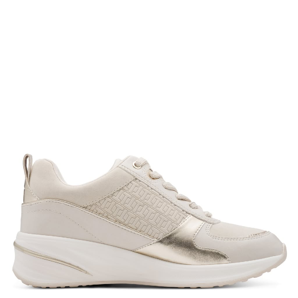 Sneaker 23754 Avorio/Oro - immagine 5