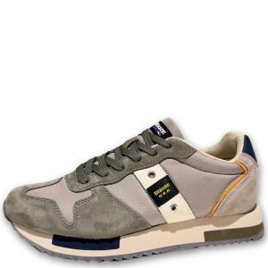 Sneaker Queens Taupe e Militare Uomo