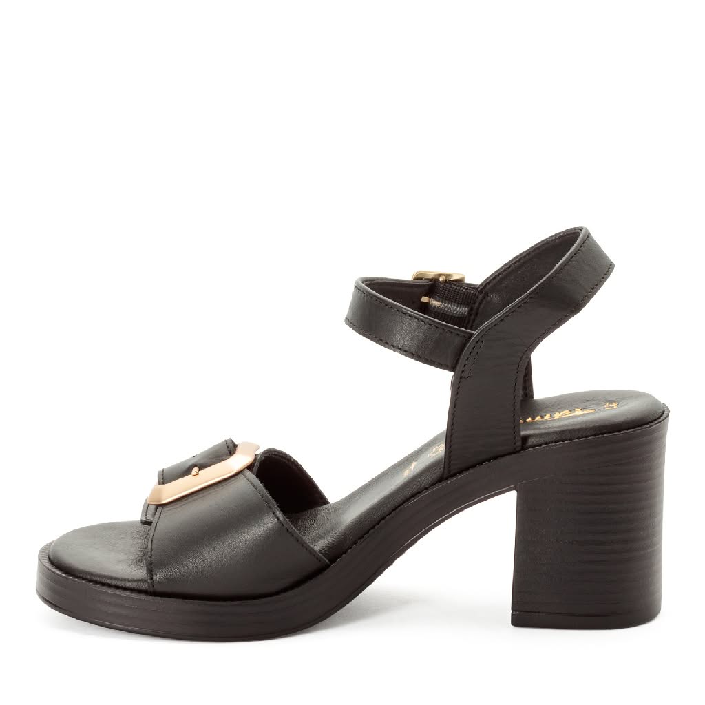 Sandalo 28303 Nero Pelle - immagine 3
