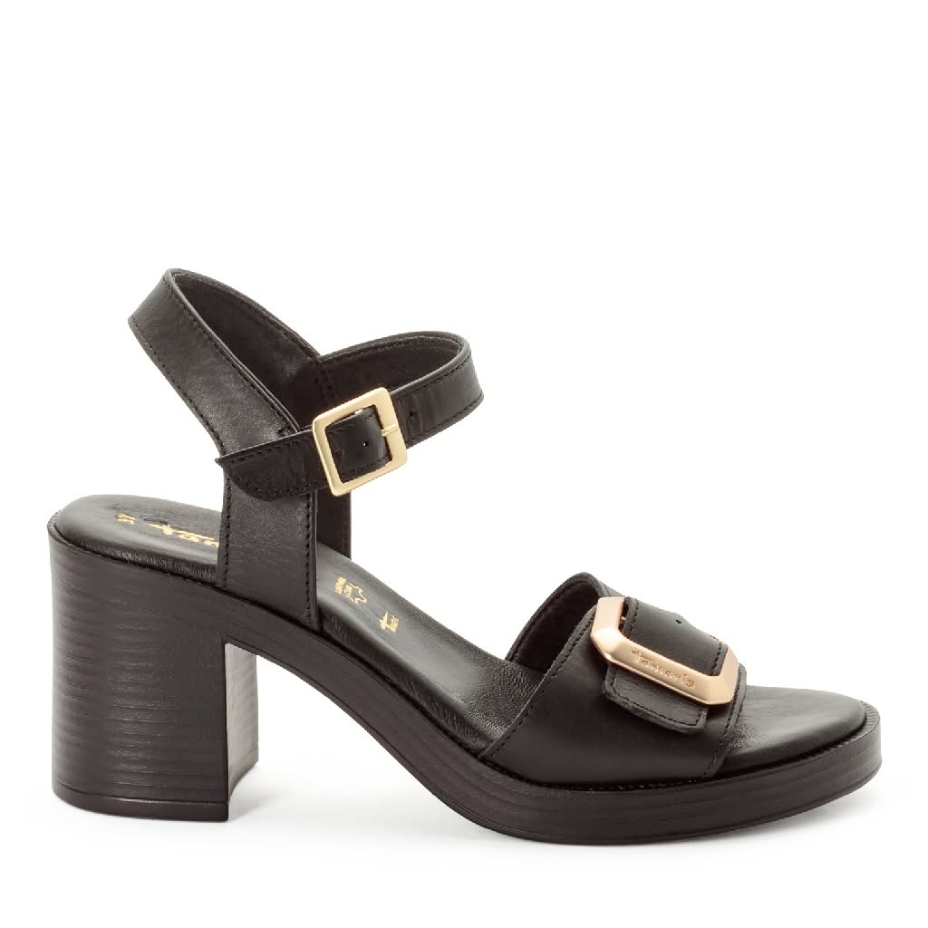Sandalo 28303 Nero Pelle - immagine 2
