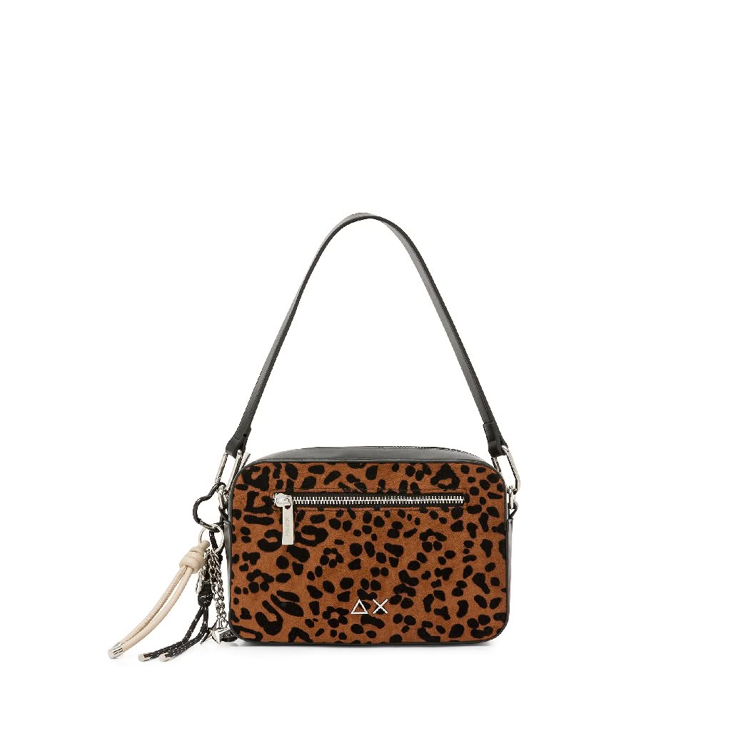 Borsa a tracolla Y46239 7111 Marrone/Nero SUN68 - immagine 2