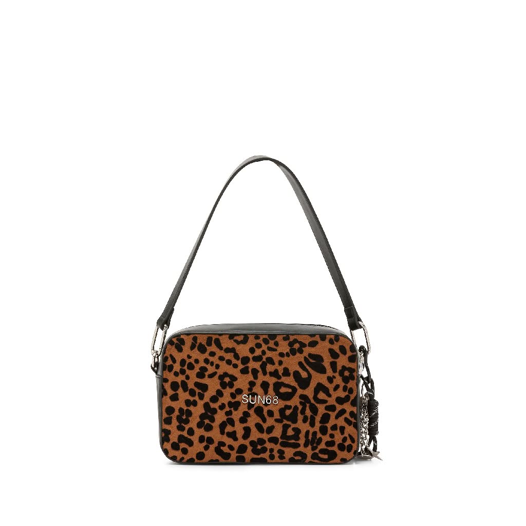 Borsa a tracolla Y46239 7111 Marrone/Nero SUN68 - immagine 4