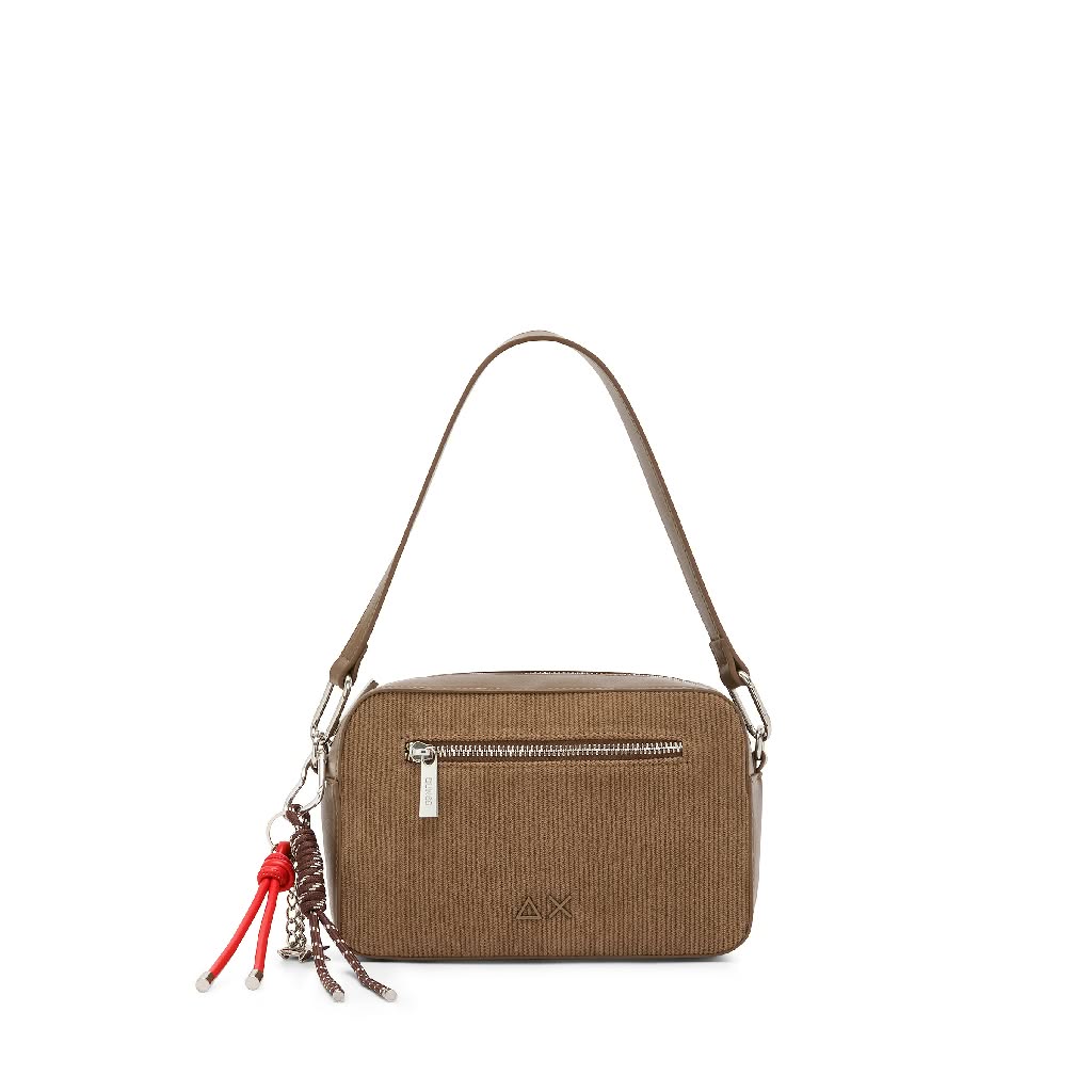 Borsa a tracolla Y46218 77 Beige SUN68 - immagine 2