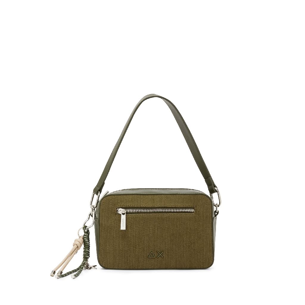 Borsa a tracolla Y46218 74 Verde Militare SUN68 - immagine 2