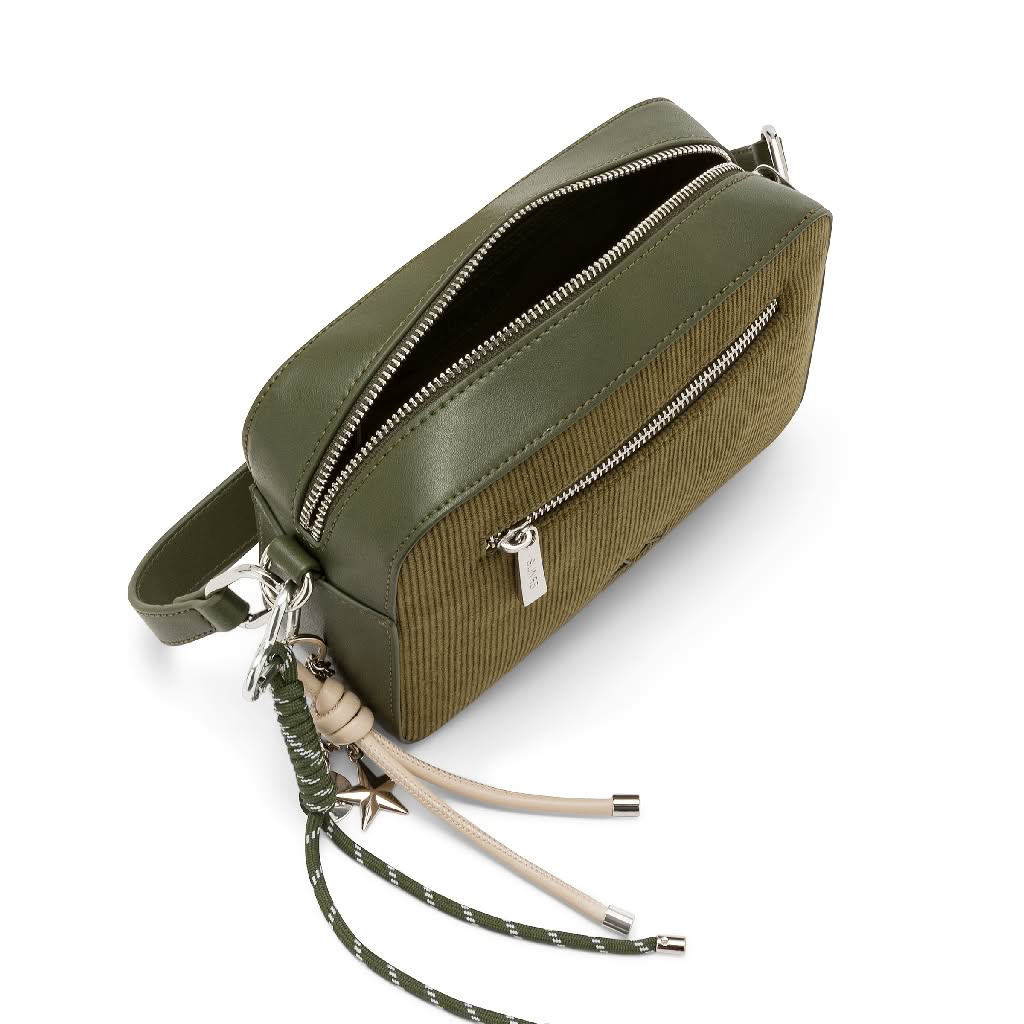 Borsa a tracolla Y46218 74 Verde Militare SUN68 - immagine 3