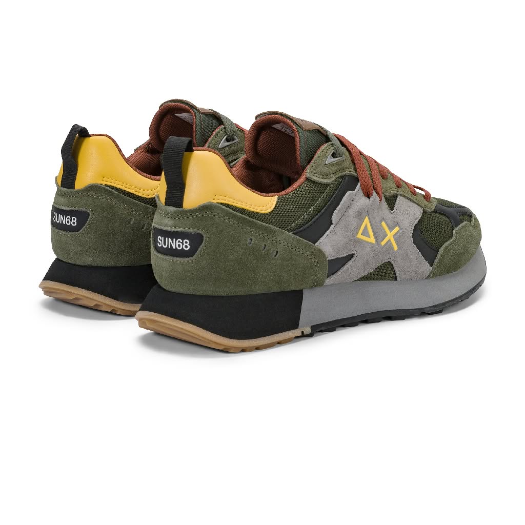 Sneaker Z46124 74 Verde Militare SUN68 - immagine 3