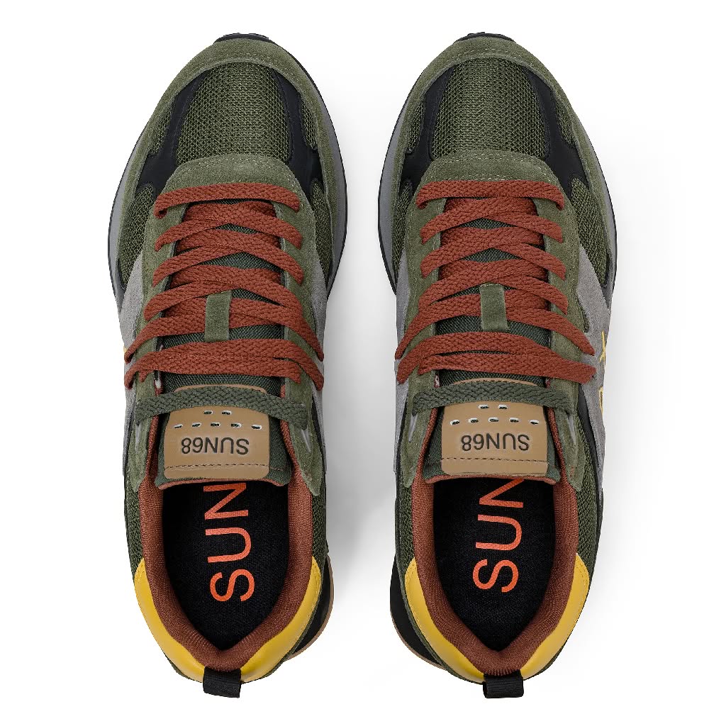 Sneaker Z46124 74 Verde Militare SUN68 - immagine 4