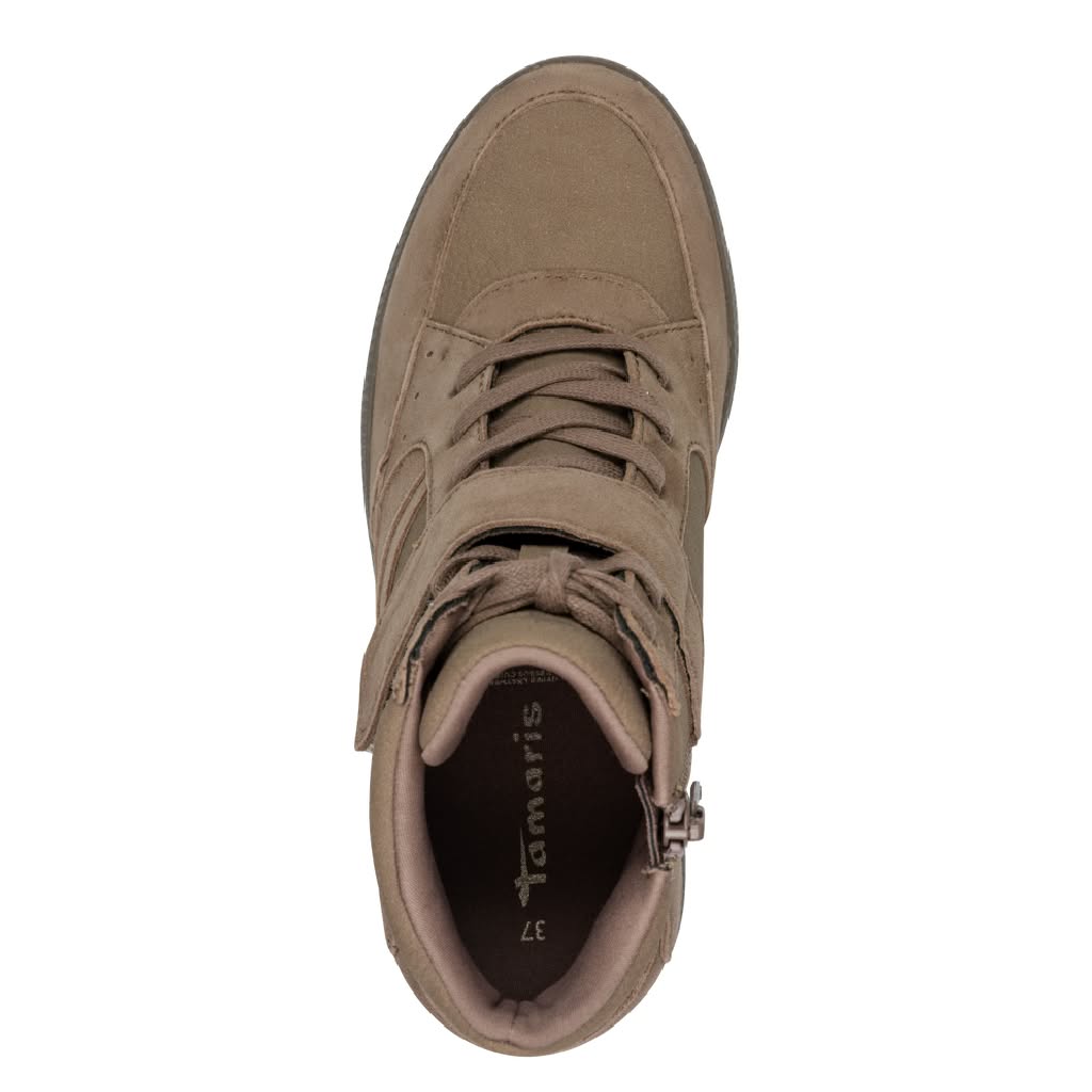 Sneaker Alta 25282 Taupe - immagine 4