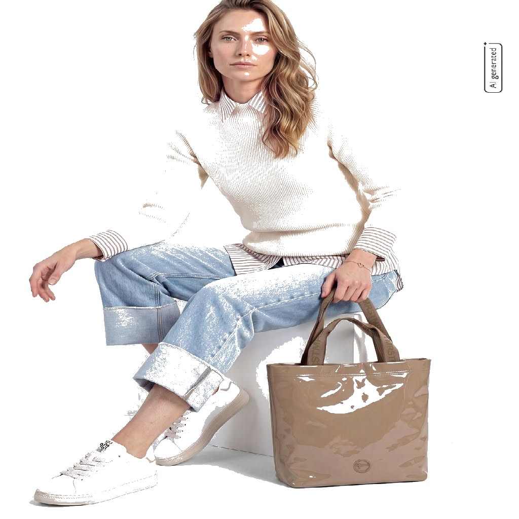 Shopper 34920 Taupe Tamaris - immagine 4