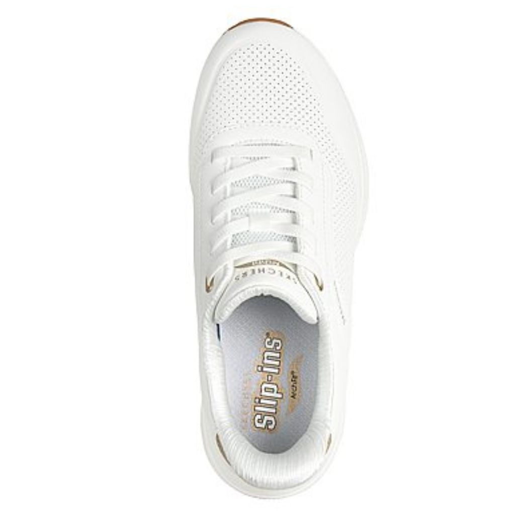 Sneaker 190177 WHT Bianco Skechers - immagine 2