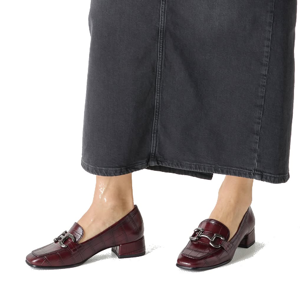 Mocassino Tacco Medio 24316 Bordeaux Tamaris - immagine 4