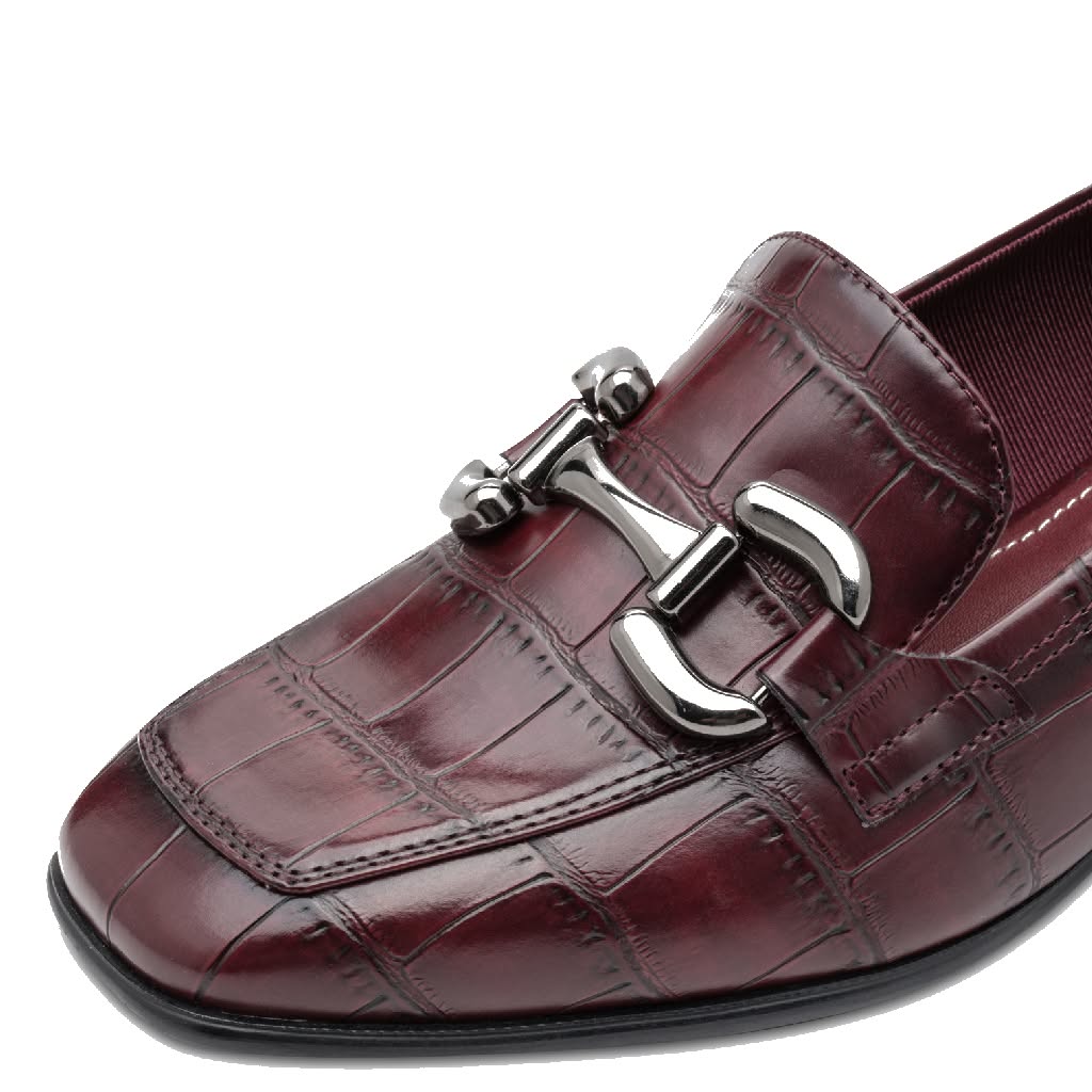 Mocassino Tacco Medio 24316 Bordeaux Tamaris - immagine 2