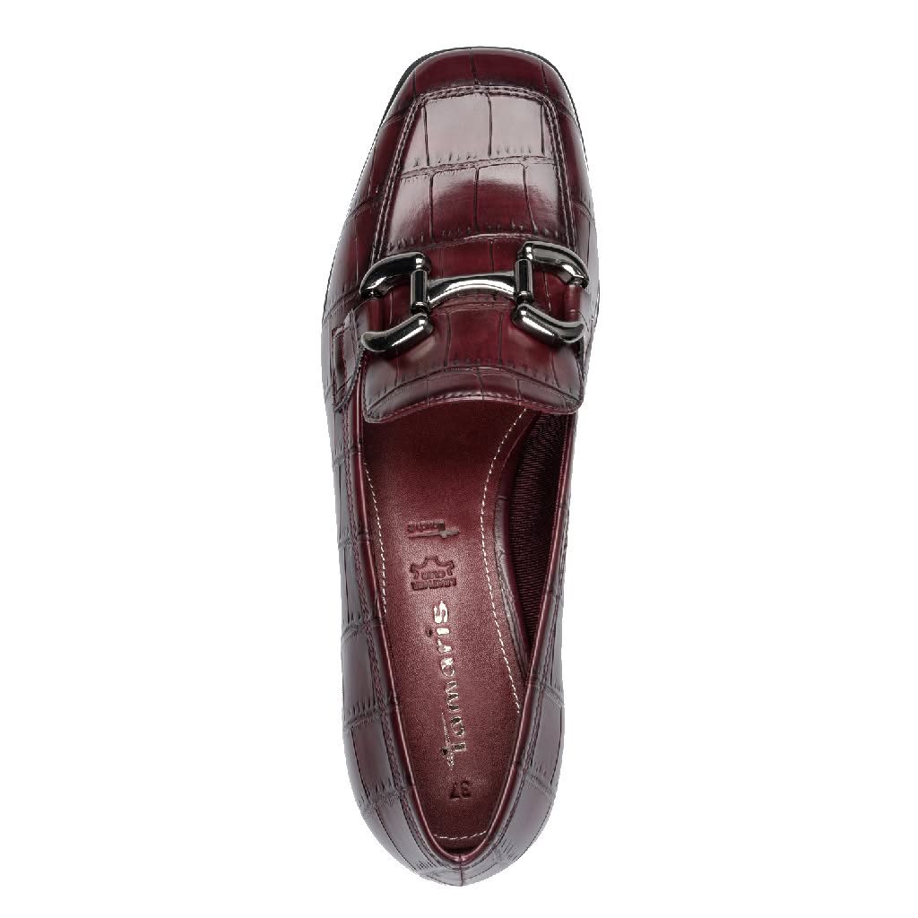 Mocassino Tacco Medio 24316 Bordeaux Tamaris - immagine 3