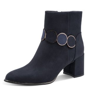 Stivaletto 25337 Blu Marco Tozzi