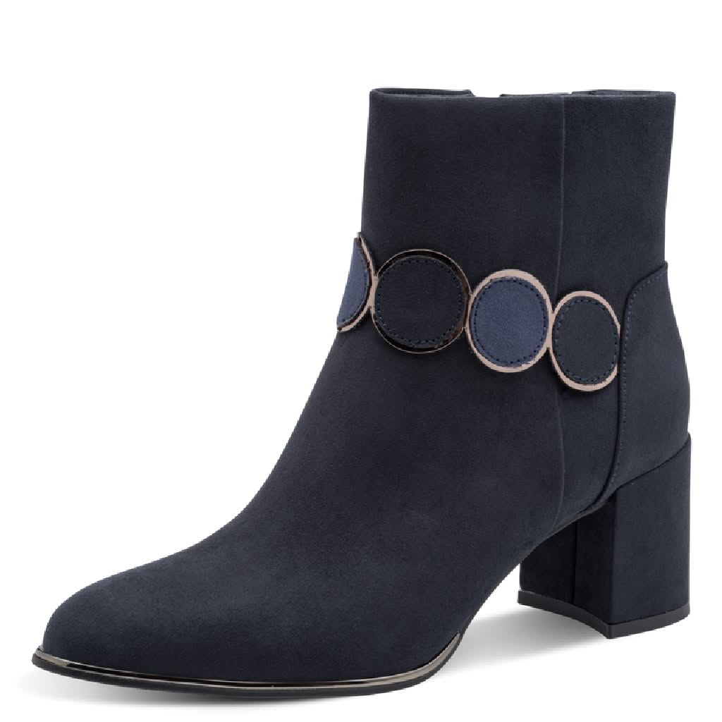 Stivaletto 25337 Blu Marco Tozzi