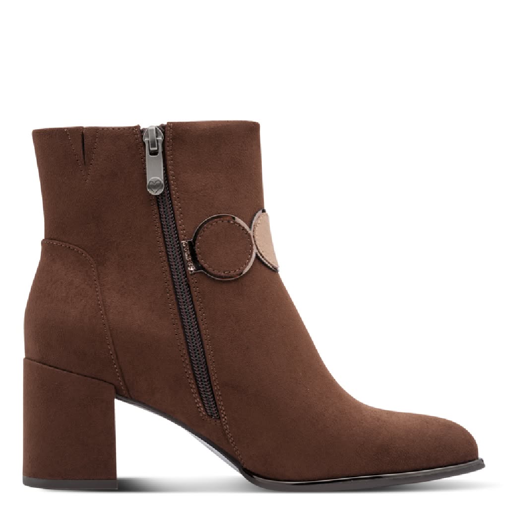 Stivaletto 25337 Marrone Marco Tozzi - immagine 3
