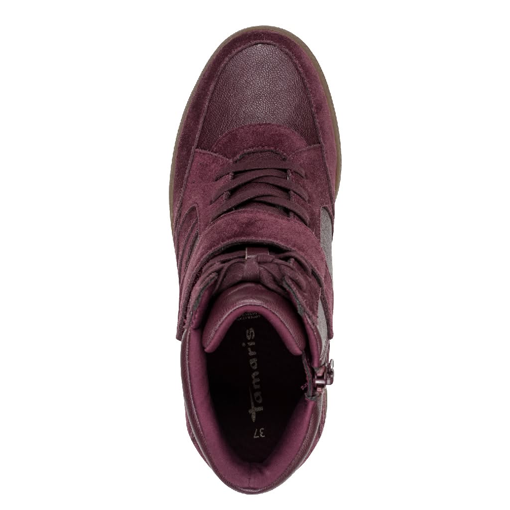 Sneaker Alta 25282 Bordeaux - immagine 3