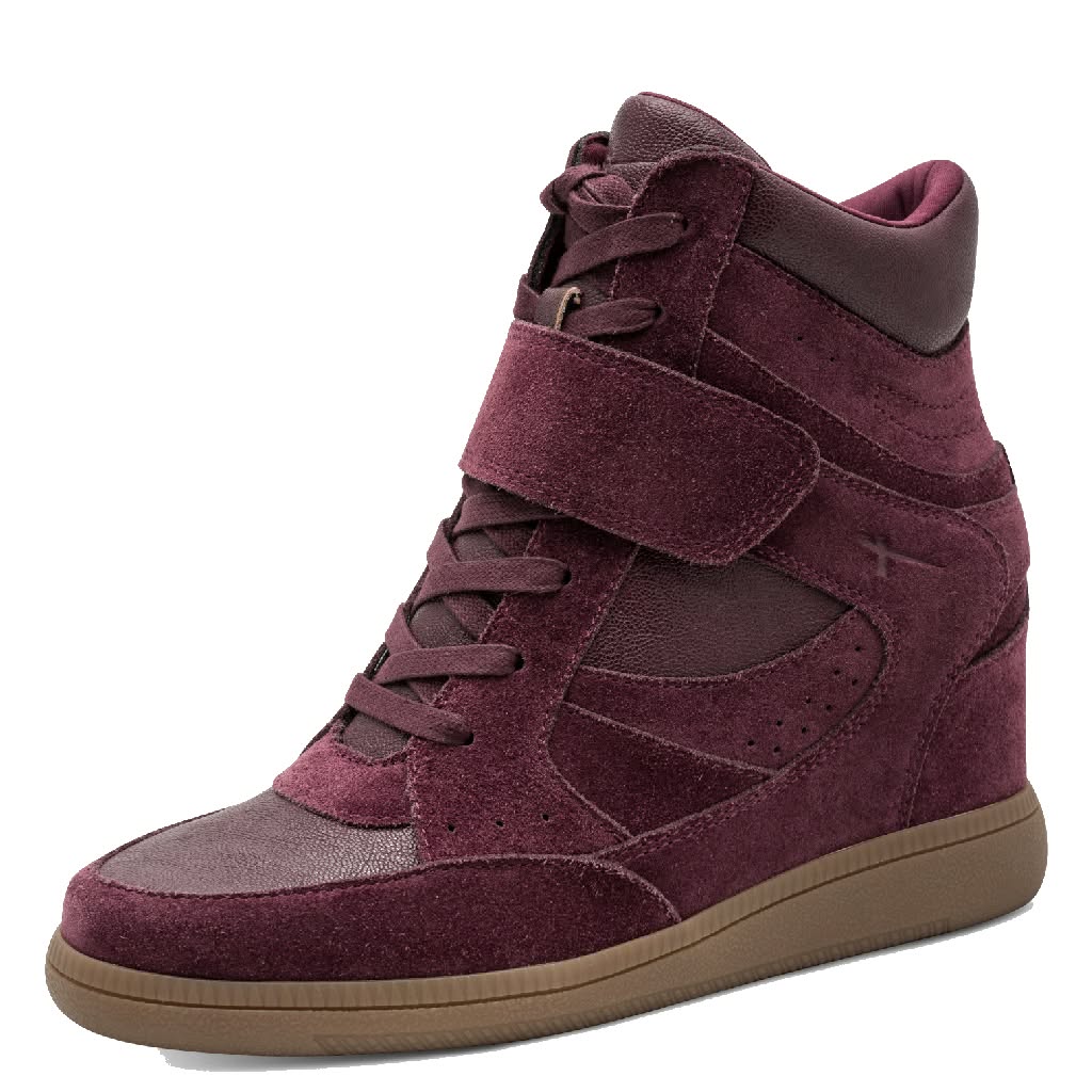 Sneaker Alta 25282 Bordeaux
