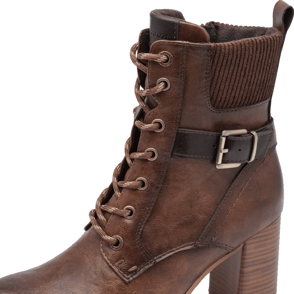 Stivaletto 25215 Cognac Marco Tozzi - immagine 4