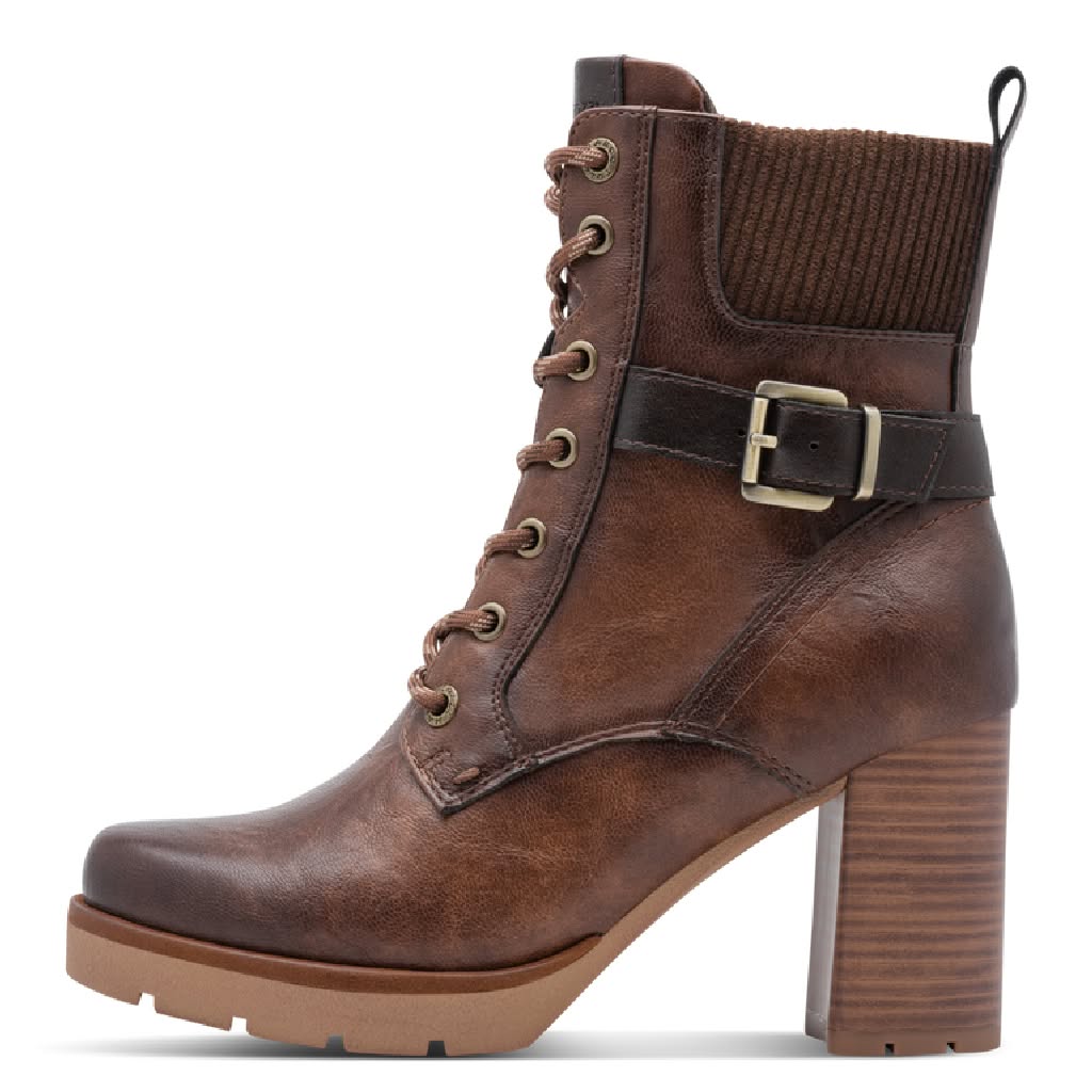 Stivaletto 25215 Cognac Marco Tozzi - immagine 3