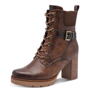 Stivaletto 25215 Cognac Marco Tozzi