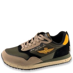 Sneaker Aeronautica Militare SC0288UCT03545 Beige Verde