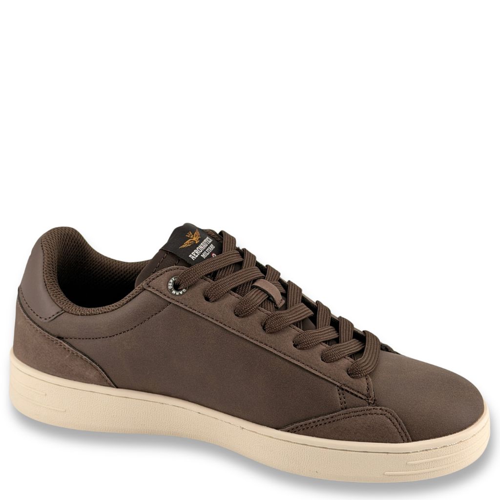 Scarpa casual allacciata Aeronautica Militare SC0306UCT04325 Marrone scuro - immagine 2