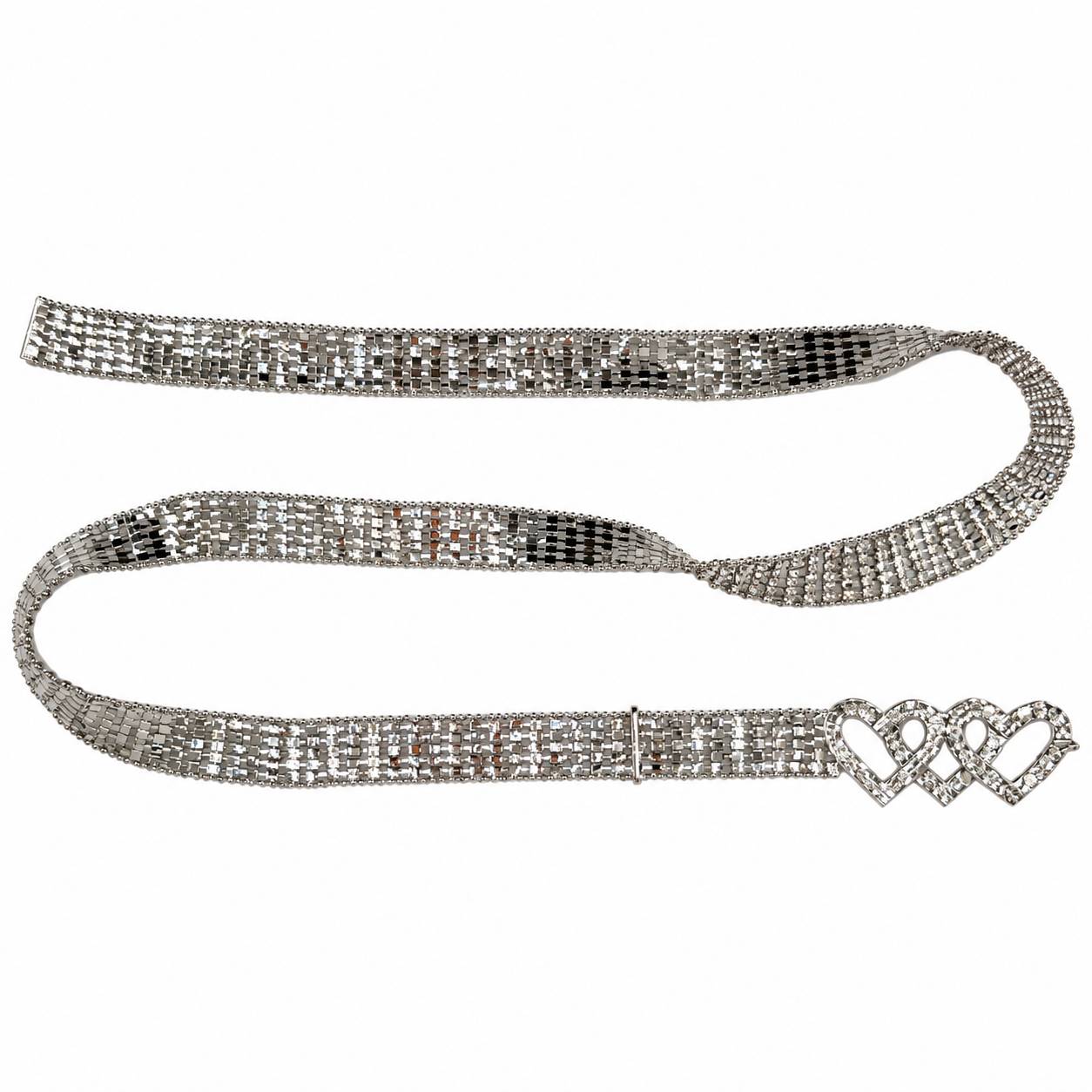 Cintura Donna Strass colore Argento articolo CTLD6665