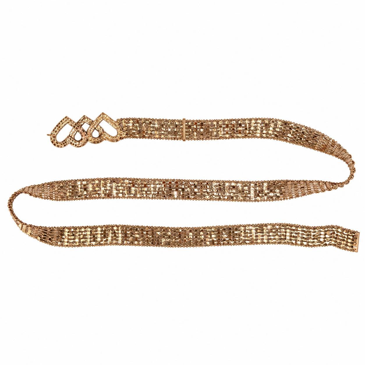 Cintura Donna Strass colore Oro articolo CTLD6665 - immagine 2