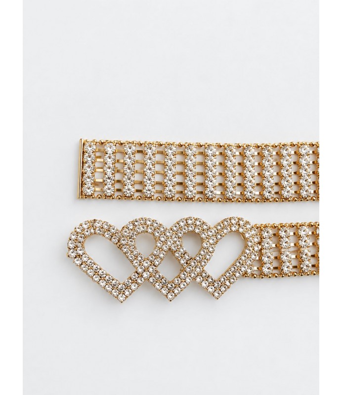 Cintura Donna Strass colore Oro articolo CTLD6665 - immagine 3